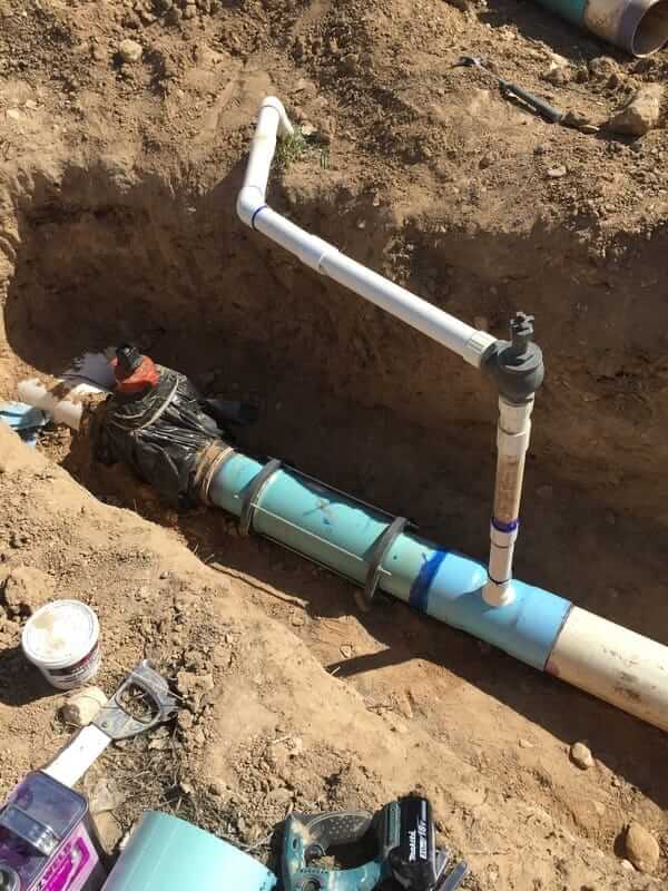 irrigation pipes