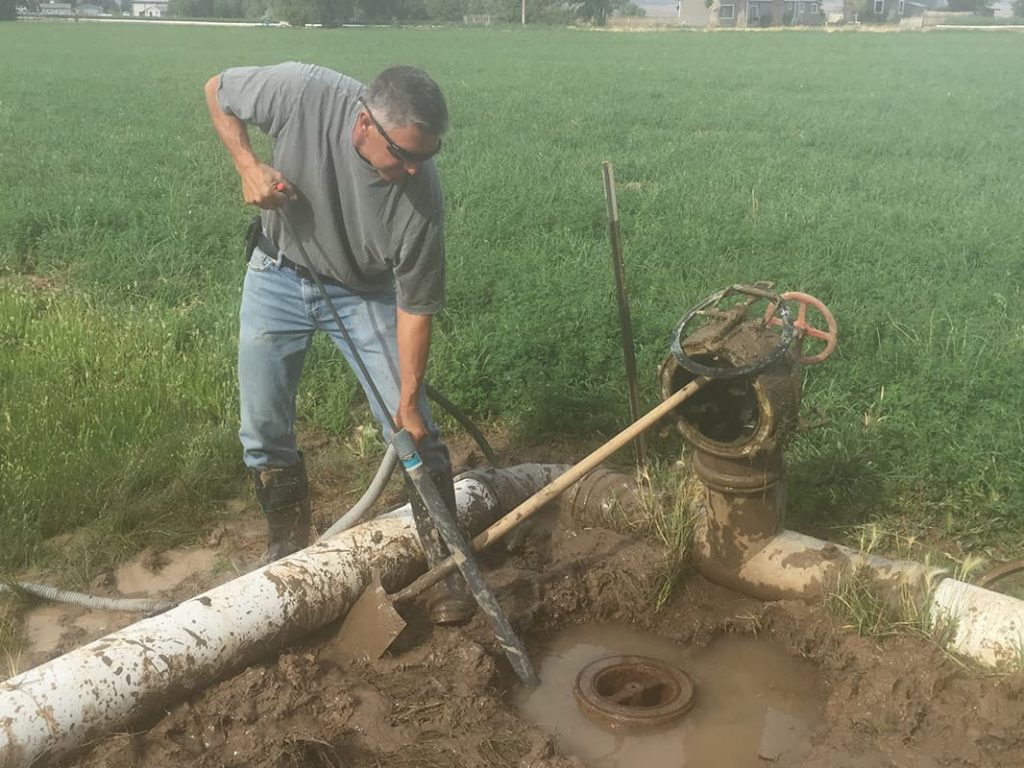 Irrigation pipe work